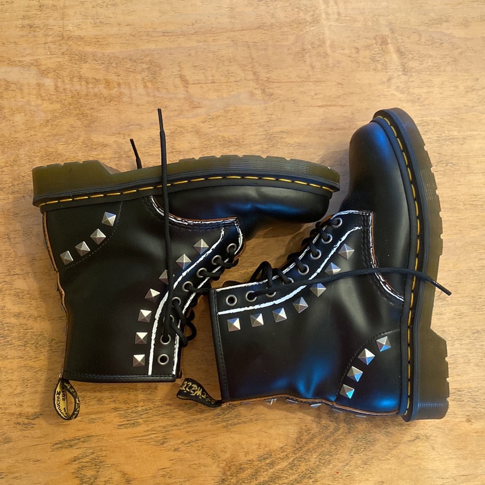 Dr. Martens 1460 Black Studded Boots